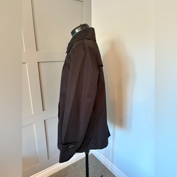GUESS Black Trench Style Coat - Picture 5 of 12